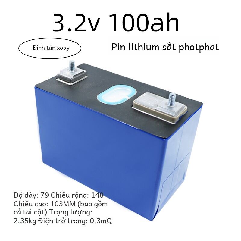 Mới Lớn Monomer Phosphate Sắt Lithium Pin Core 3.2v 100ah Xe Điện Công Suất 135ah Pin Lithium Cho E-