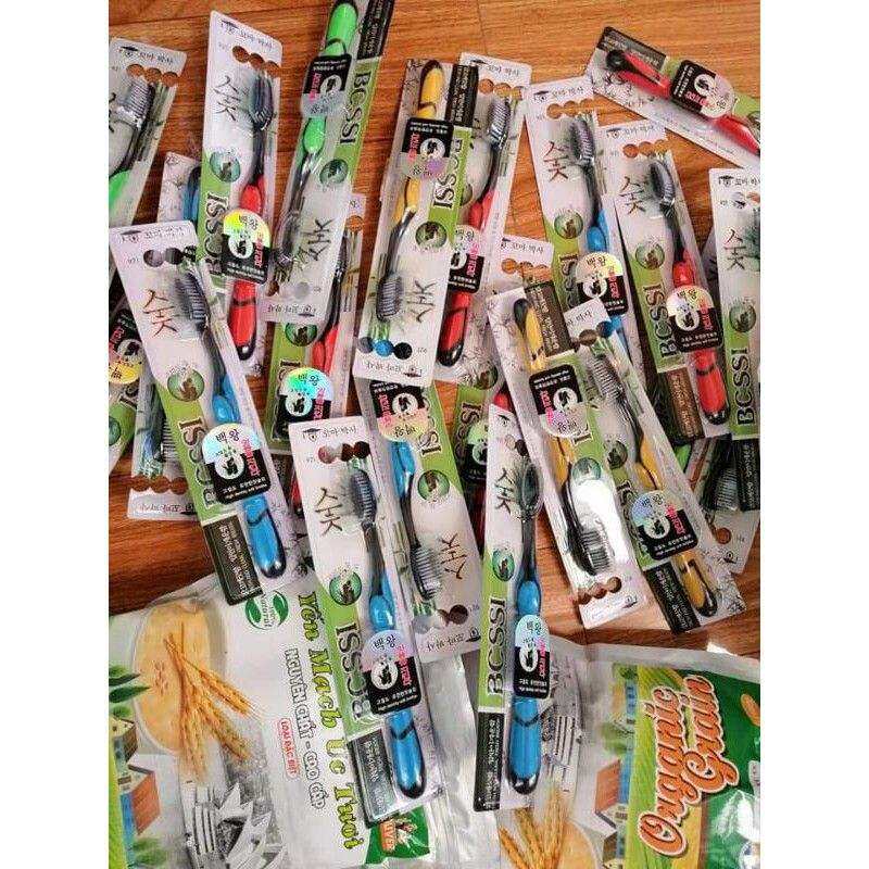 Bàn chải đánh răng BOSSI than tre