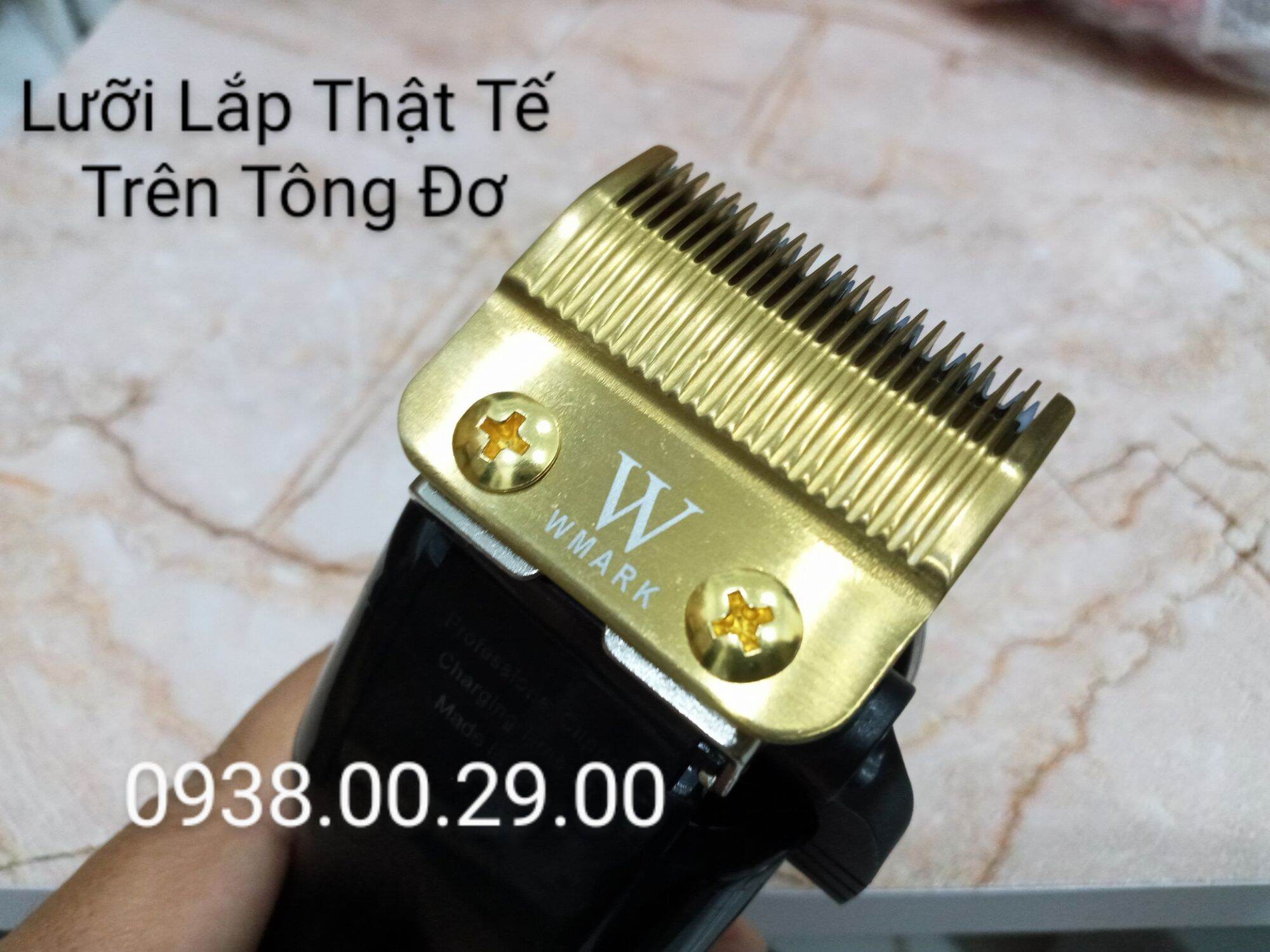 Lưỡi Tông Đơ Wmark Gold Sứ Carbon Lắp Cho Tông Đơ Kemei, Wahl. Bộ Lưỡi Thép Carbon Cao Cấp Cắt Siêu Ngọt. (Ảnh thật). 