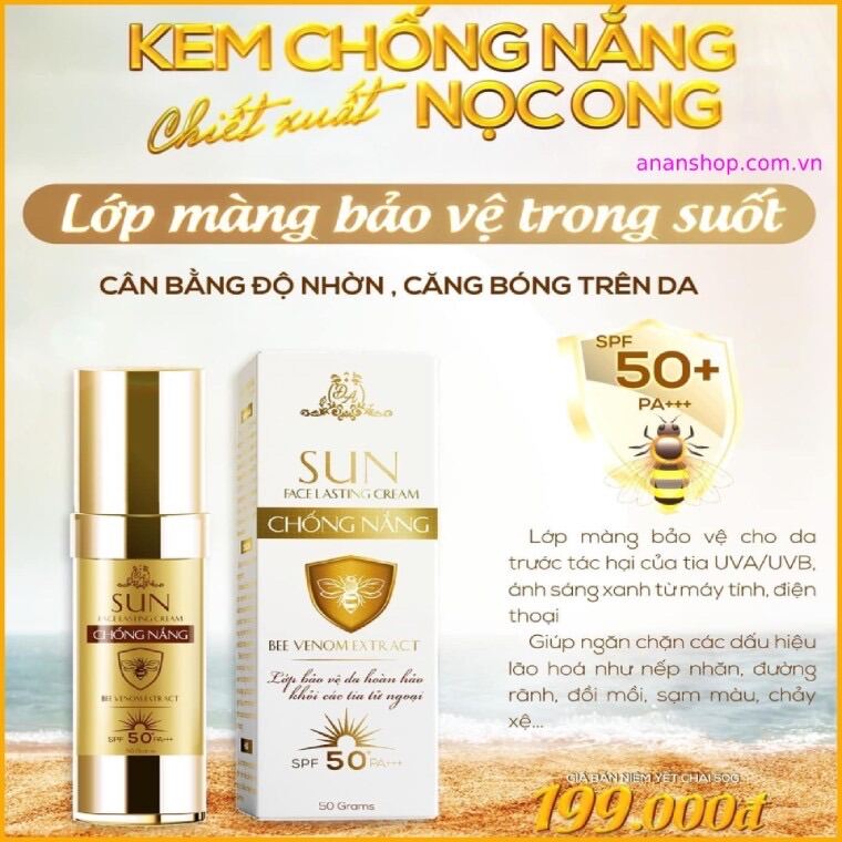 [Hcm]Chống Nắng Collagen X3 Mẫu Mới Chiết Xuất Nọc Ong Spf 50+