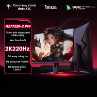 [Phích cắm dẹt] KTC | Màn Hình Chơi Game 27 Inch 2K 220Hz