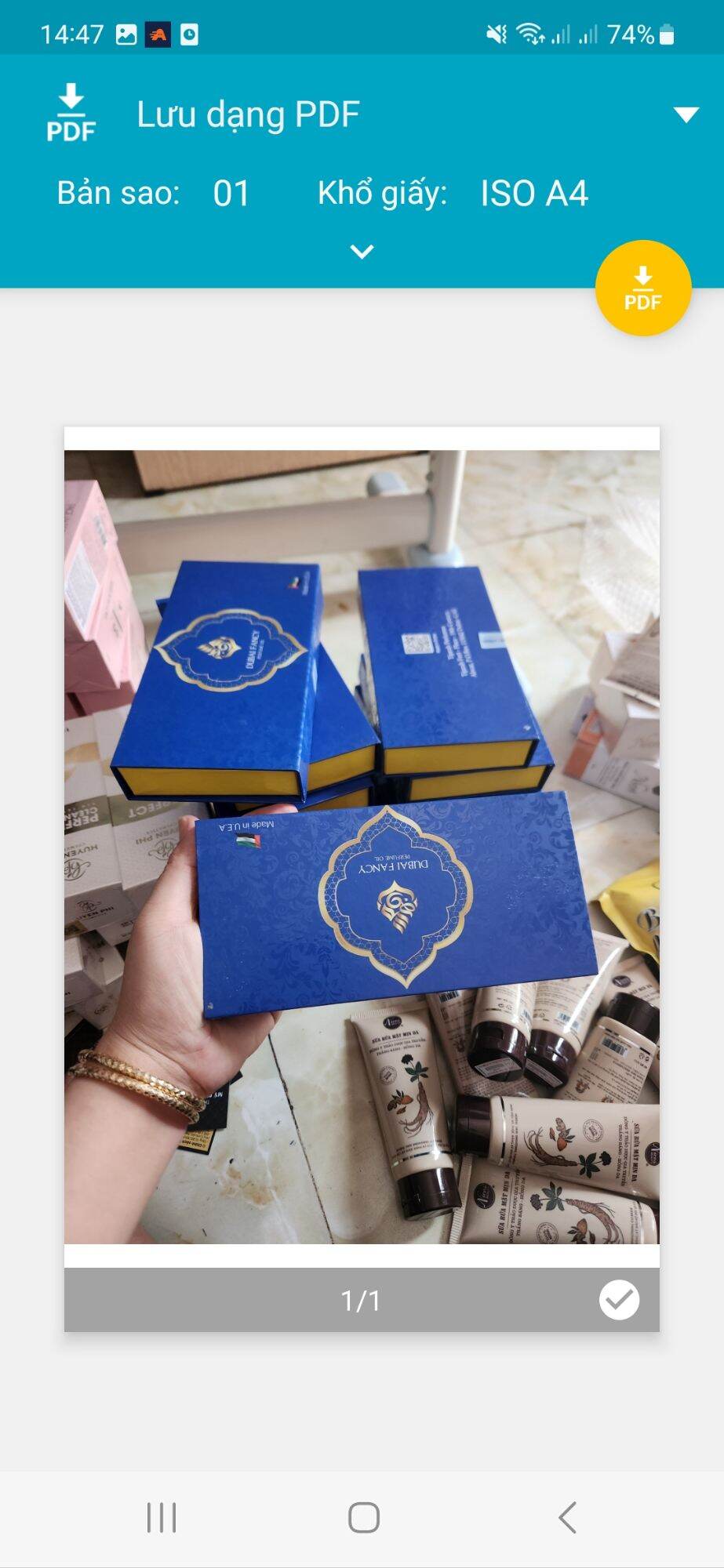 Sét Nước hoa Dubai 5 chai Siêu Thơm