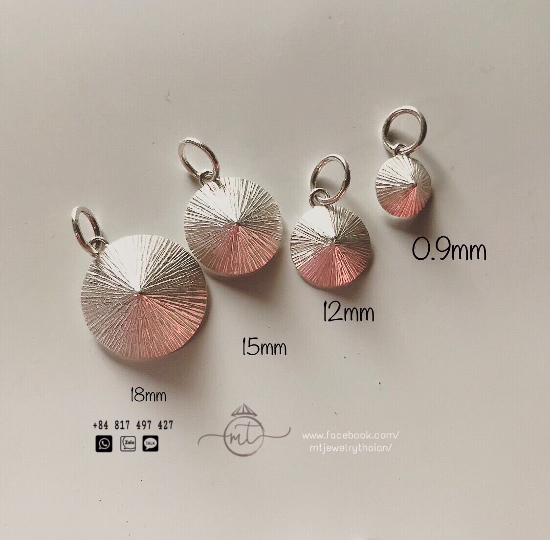 Conical hat charm 9mm - hat charm - non la charm
