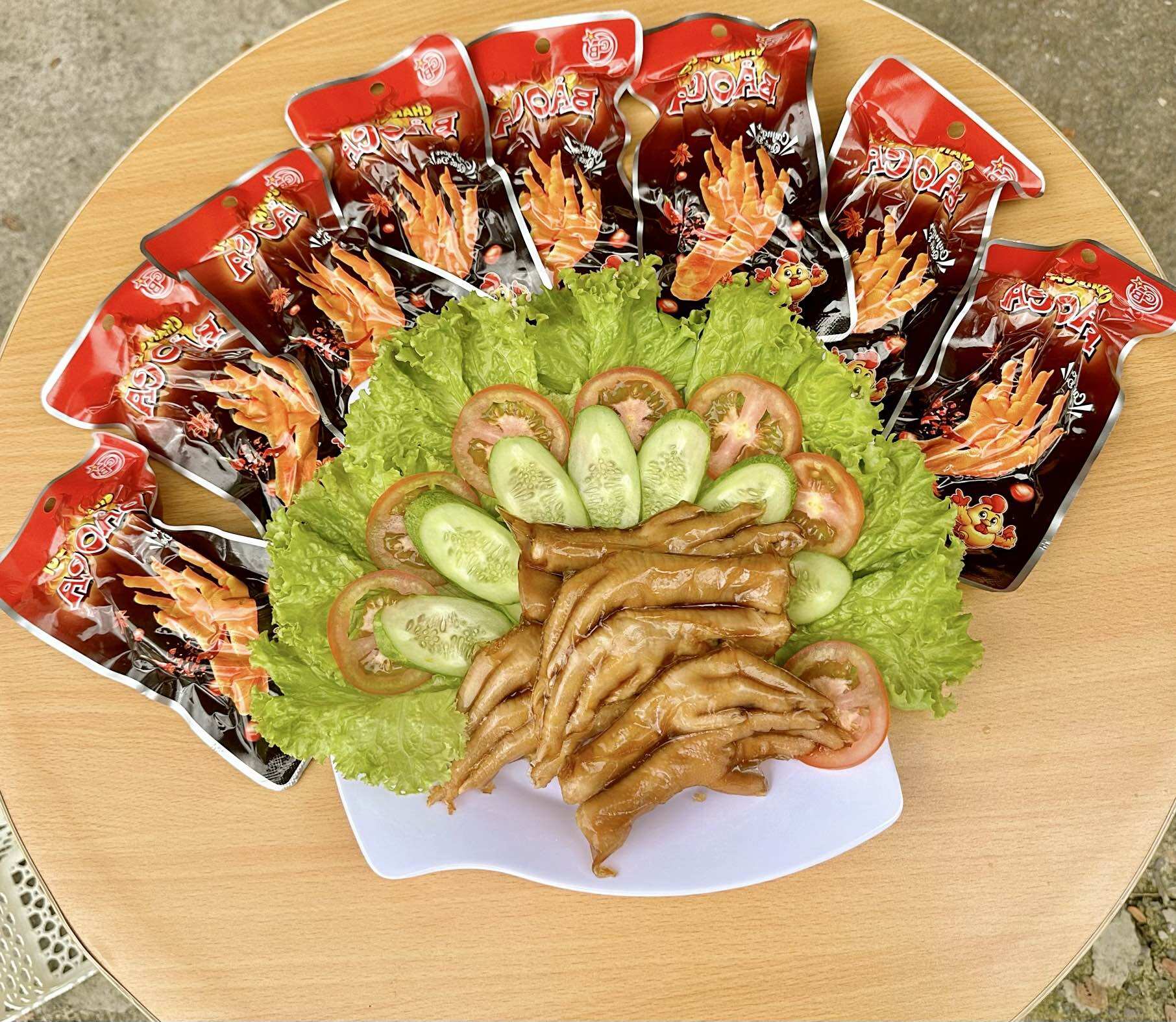 Combo 20 gói chân gà Bảo ca đôi chân 65gr siêu ngon