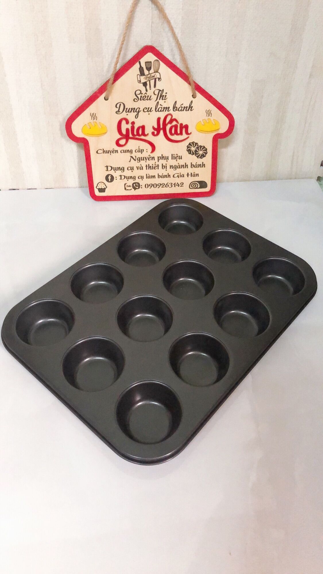 Khuôn cupcake 12 bánh