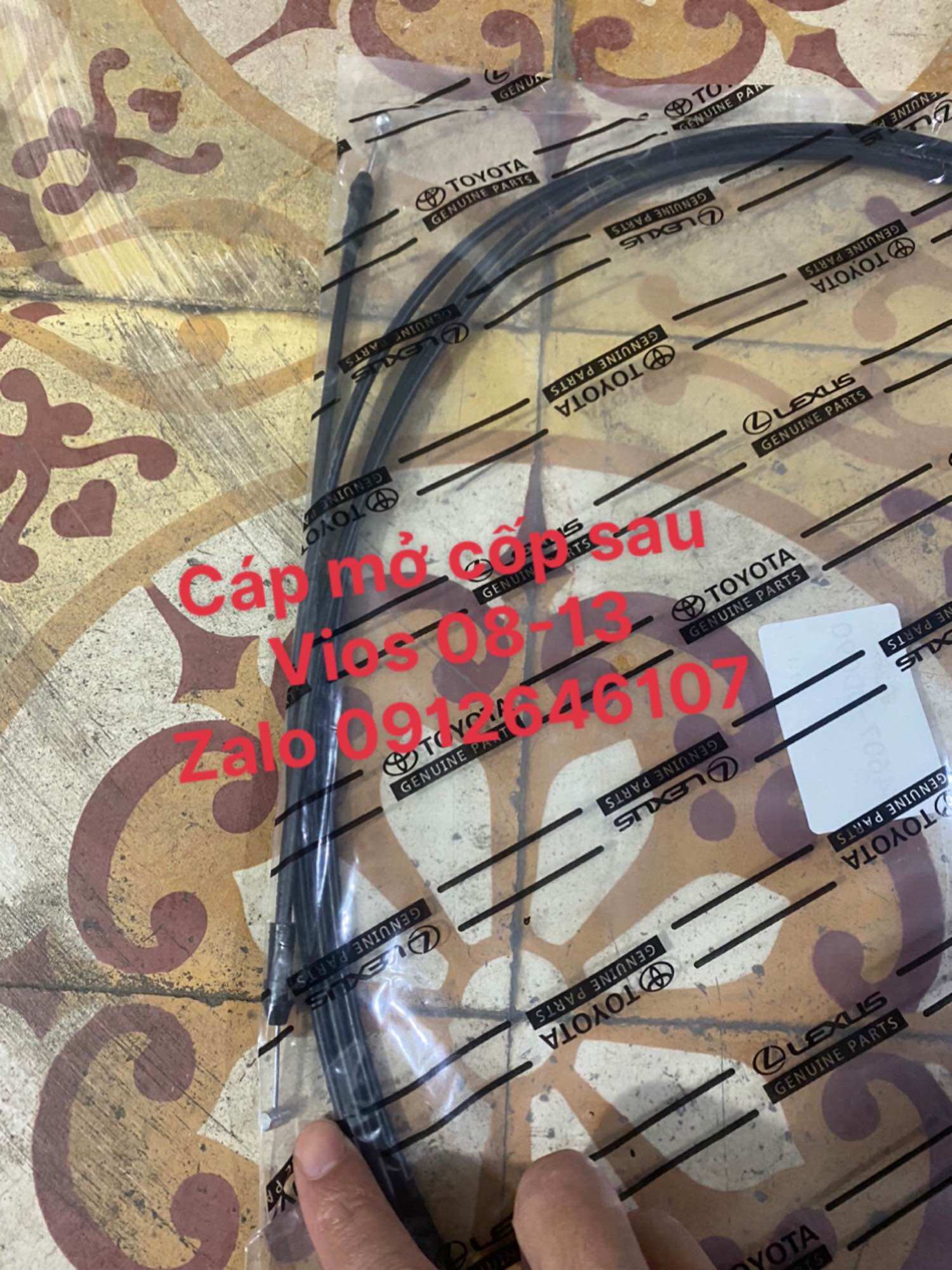 Cáp mở cốp sau Vios 08-13, Dây mở cốp sau Vios 08-13