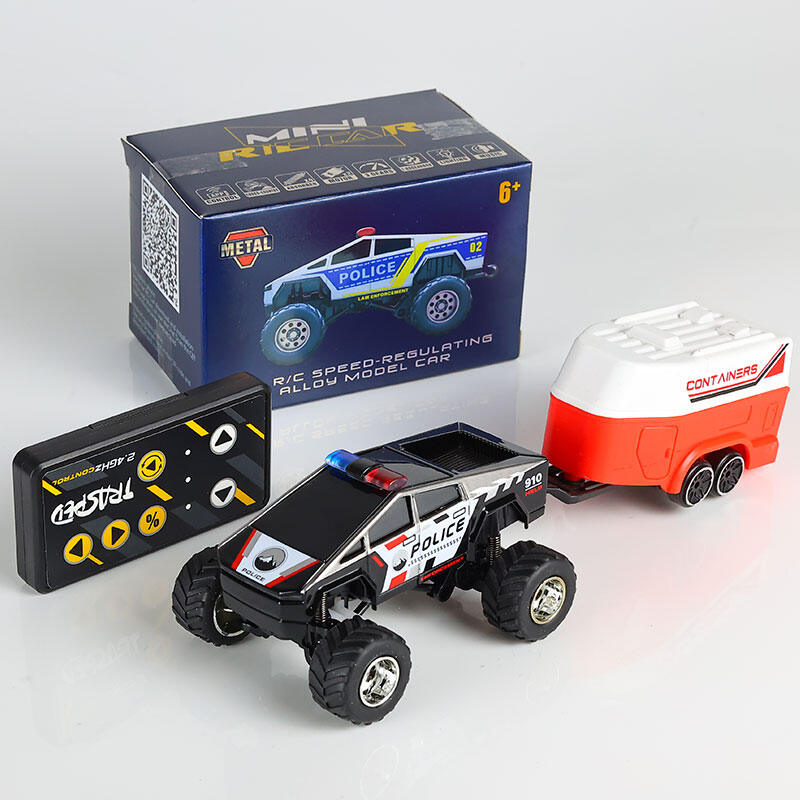 Bluetooth Remote Controlled Mini Toy Car Alloy 2.4G RC Off-Road Vehicle Dual Control - 4