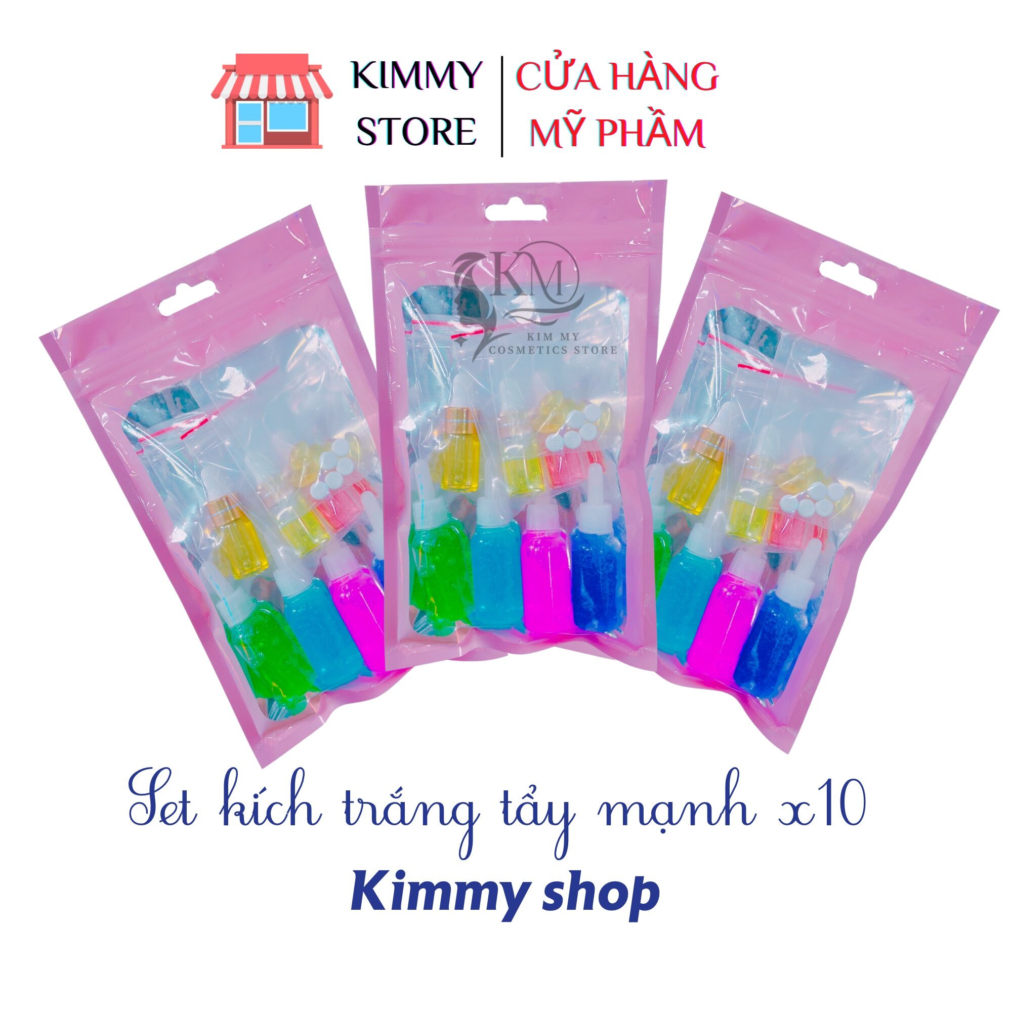 Set Kích Trắng X10 tẩy mạnh khử thâm