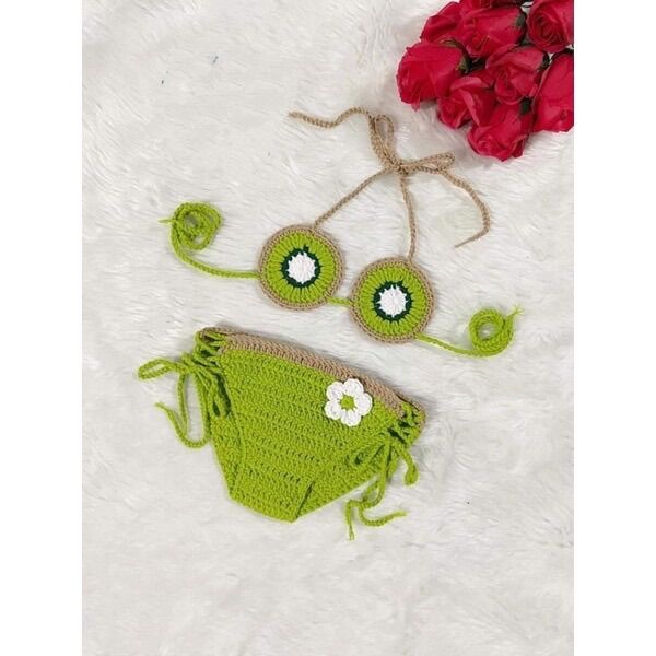 Bikini Handmade đi biển cho bé