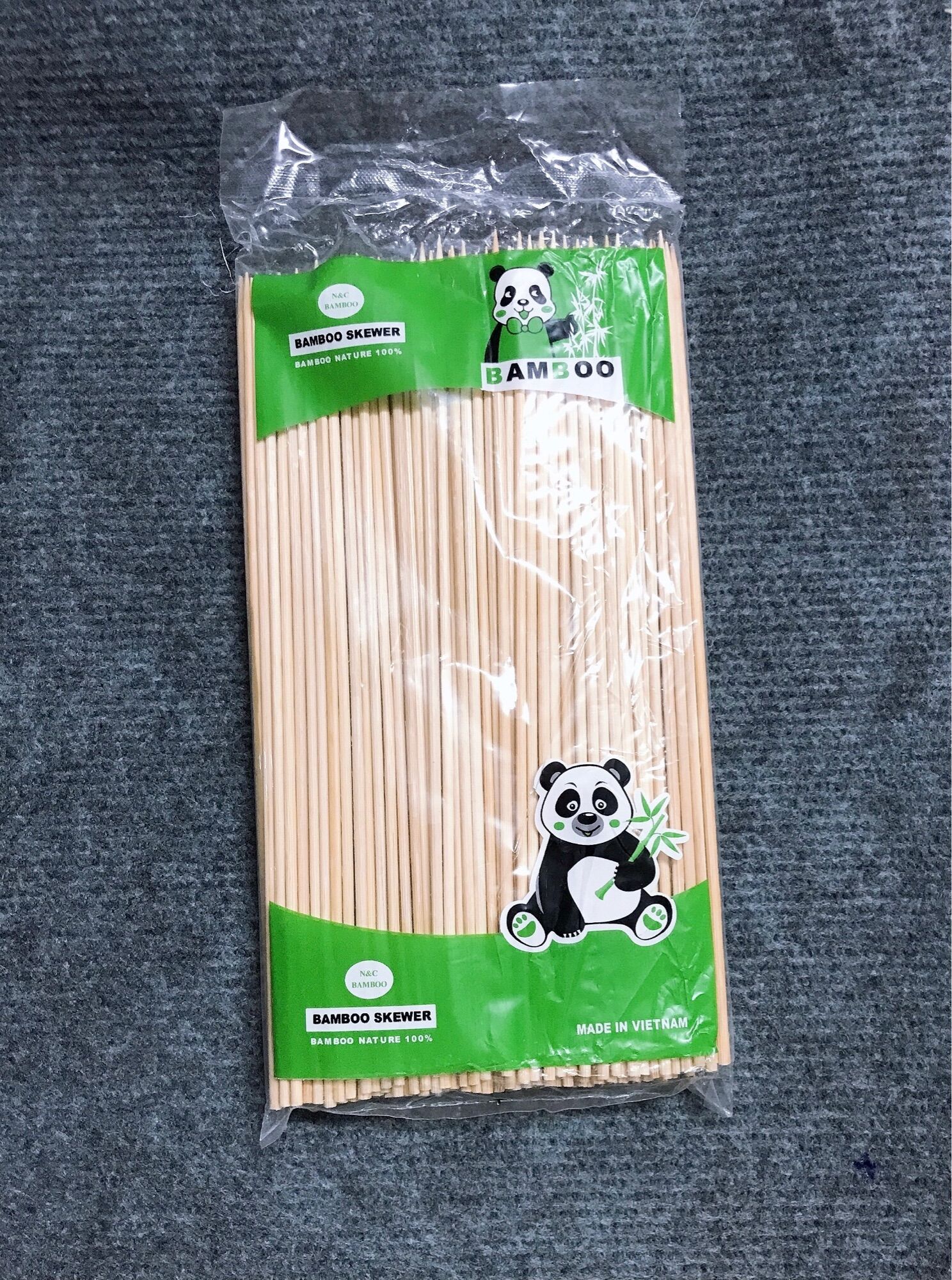 ⭐️ Bịch 400gr xiên tre dài 25cm, nướng tôm cá thịt rau củ...vv