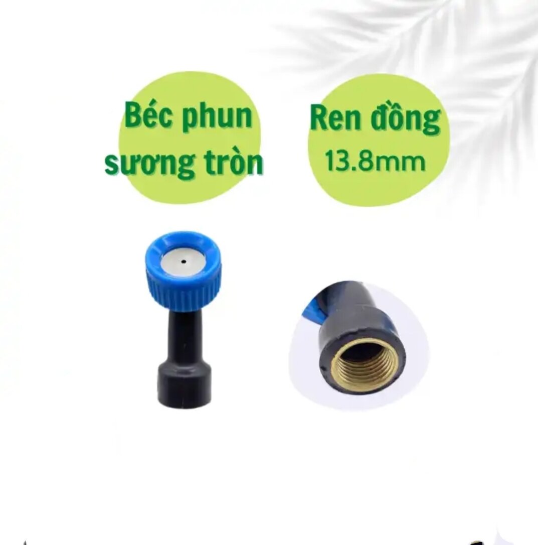 ĐẦU BÉC PHUN SƯƠNG TƯỚI CÂY, PHUN RUỘNG LÚA, CÂY TRỒNG, ... ( PHỤ KIỆN THAY THẾ BÌNH XỊT, BÌNH ĐIỆN )
