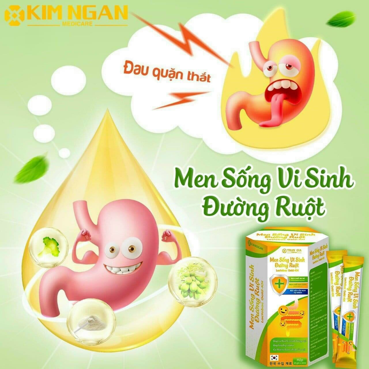 men vi sinh đường ruột