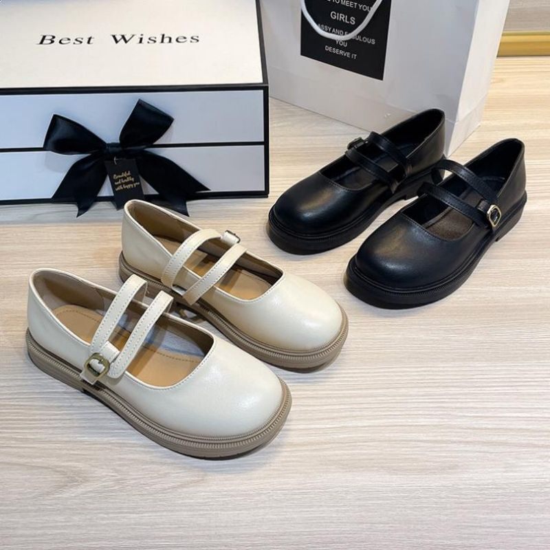 Giày búp bê nữ đến đốc lolita chất da mềm êm chân mã 1041