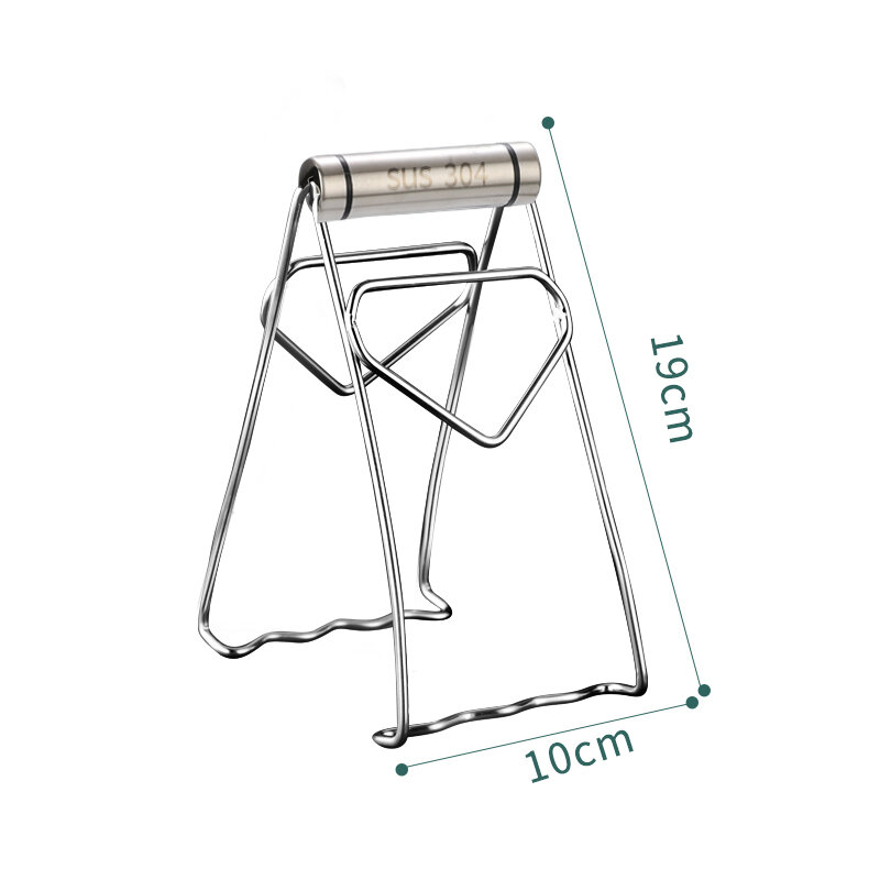 Kẹp chống nóng inox 304 kẹp hấp thức ăn nồi đất kẹp gắp bát đĩa dụng cụ kẹp gắp đĩa chống trượt dụng cụ nhà bếp