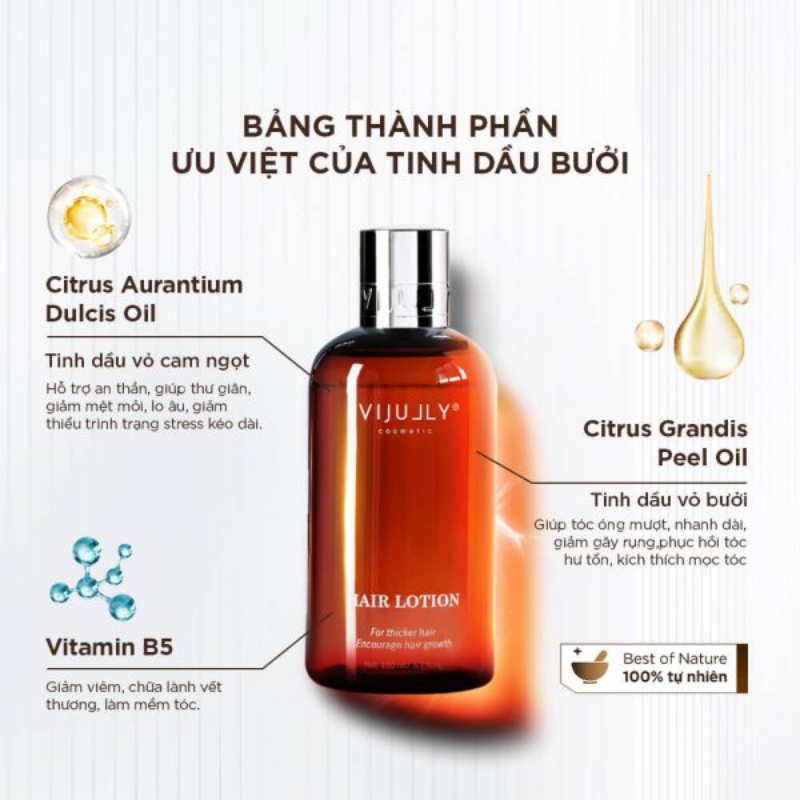 Xịt bưởi dưỡng  tóc ViJully 150ml