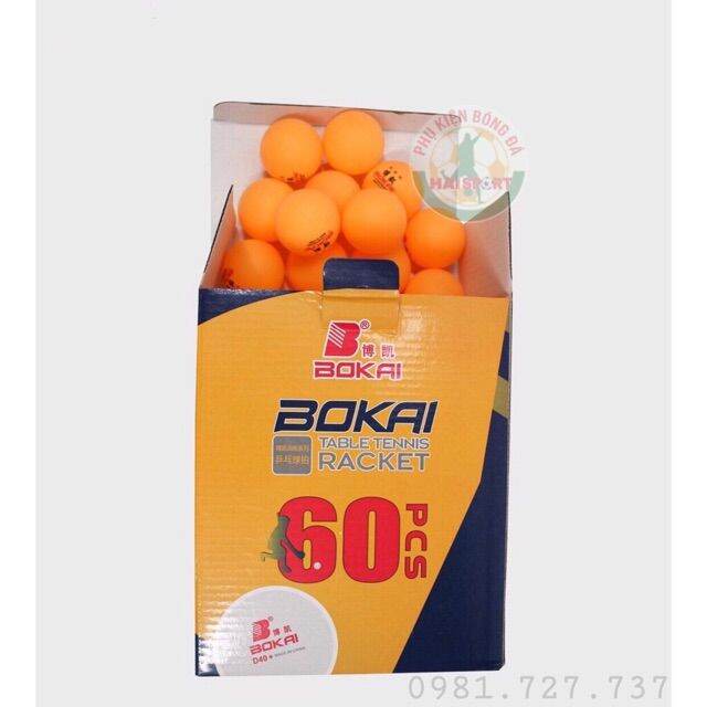 Hộp 60 quả bóng bàn BOKAI ( Hàng đẹp giá rẻ )
