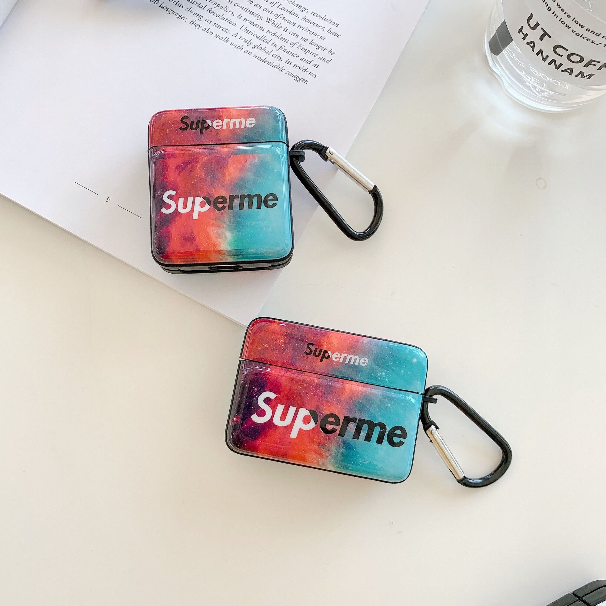 Case Airpods 1/2/pro Hình Hộp Supreme