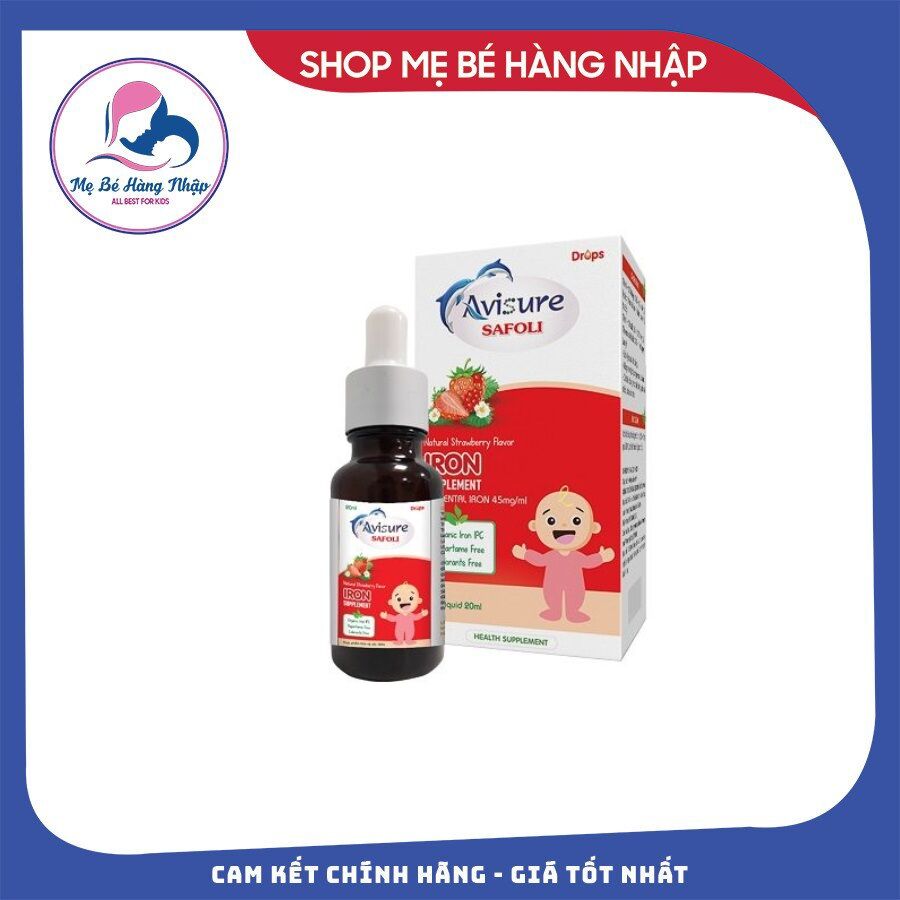 Siro bổ sung sắt - Avisure Safoli Drops 20ml