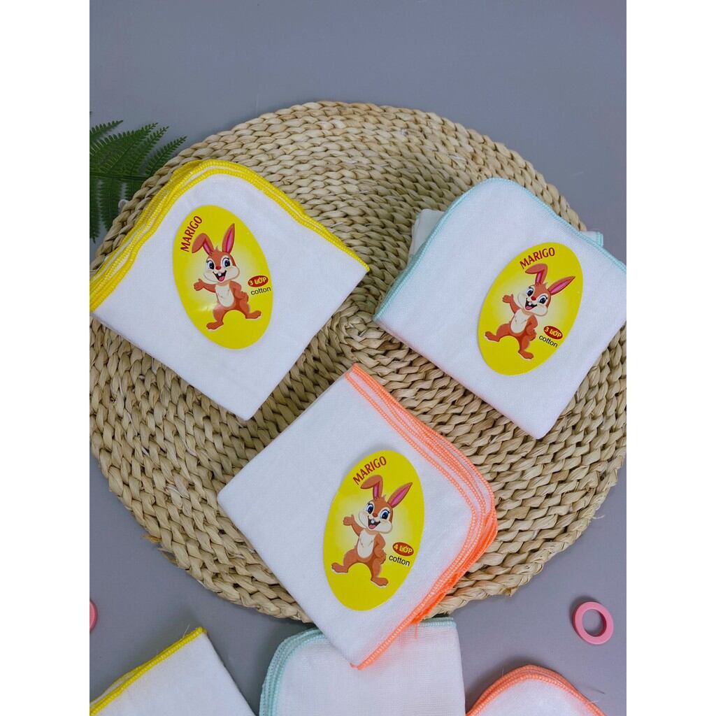 10 Khăn sữa thỏ cao cấp cho bé 2 lớp - 4 lớp