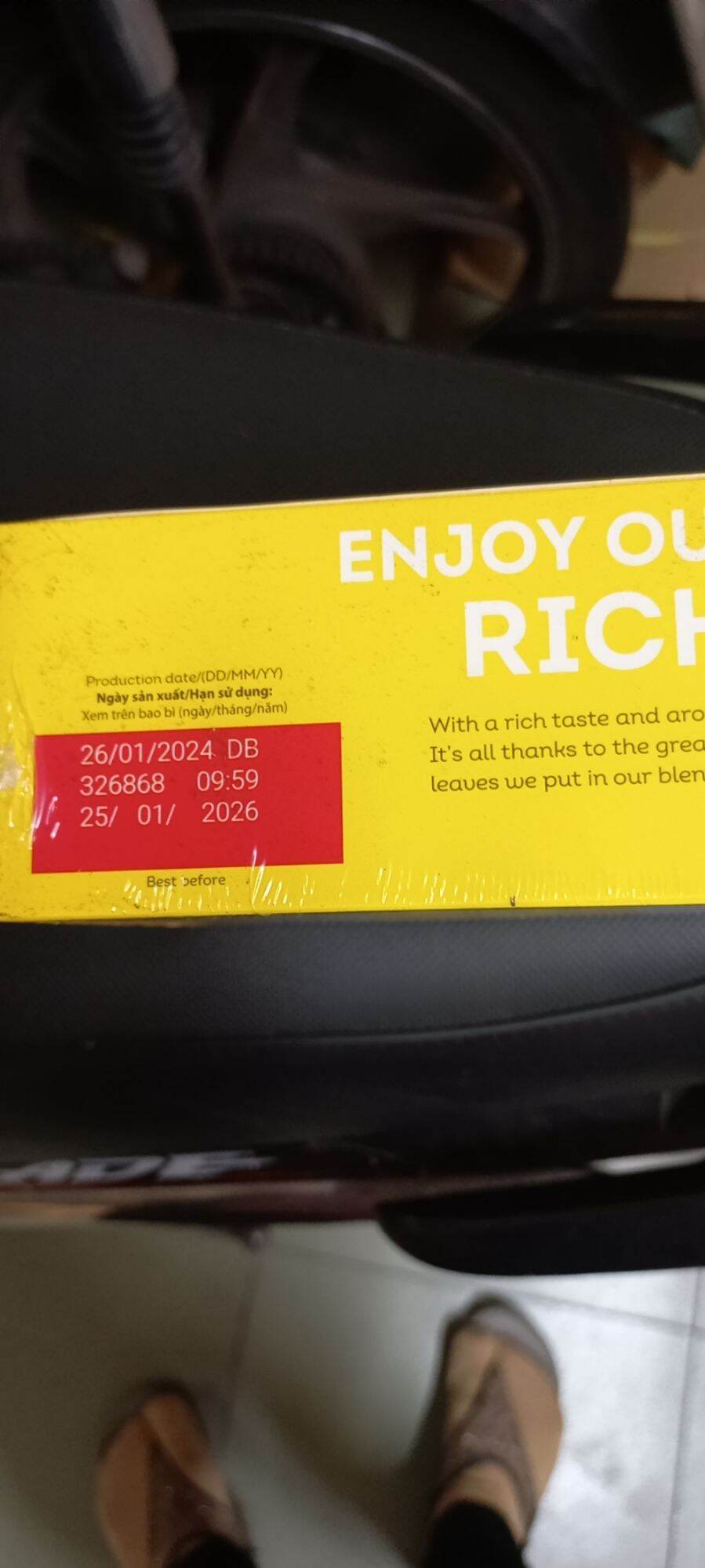 Trà Lipton Nhãn Vàng 100Gói X 2G 2026