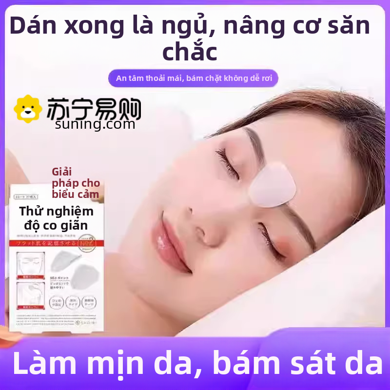 Miếng Dán Giảm Nếp Nhăn Vùng Trán, Thân Thiện Với Da Nhạy Cảm, Ngăn Ngừa Nếp Nhăn, Làm Đẹp Da