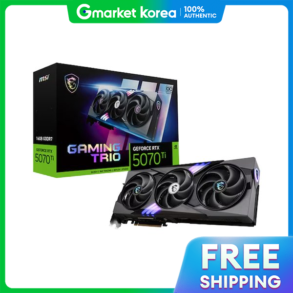 MSI | Msi Geforce Rtx 5070 Ti Gaming Trio Oc D7 16Gb Tri-Frozr 4 Giá 31,864,700 Đồng*Miễn phí vận chuyển