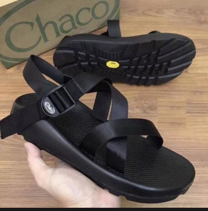 Dép quai hậu chaco đen Nam