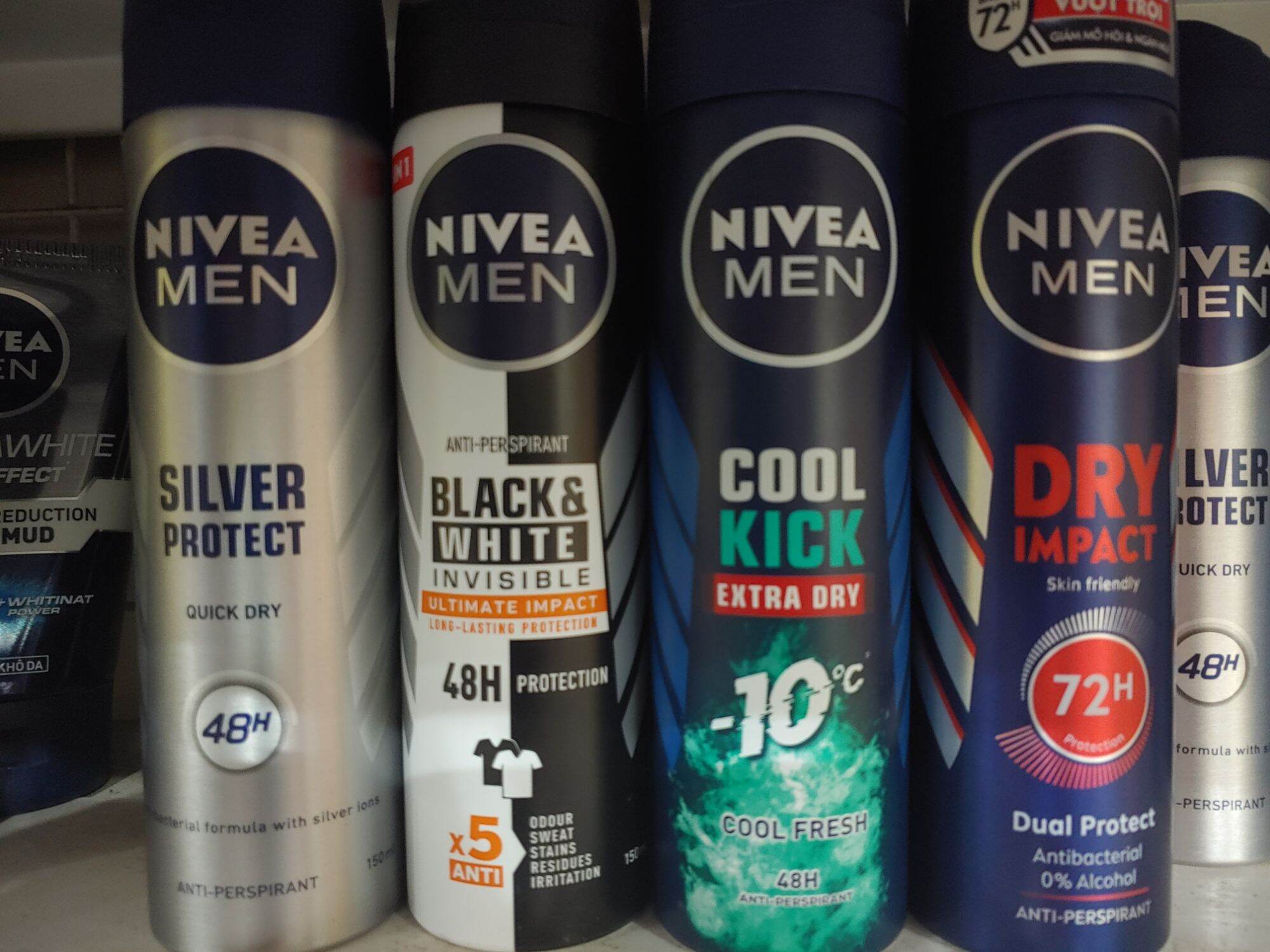 Xịt khử mùi Nivea các loại