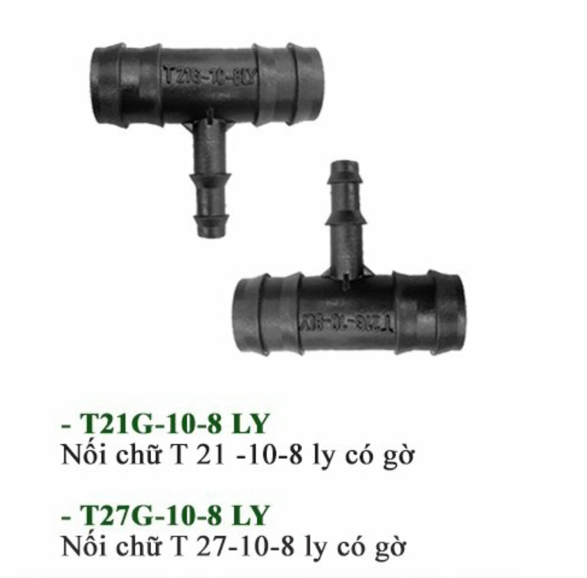 50 tê nối ống đen 27 ra ống 10li & 8li