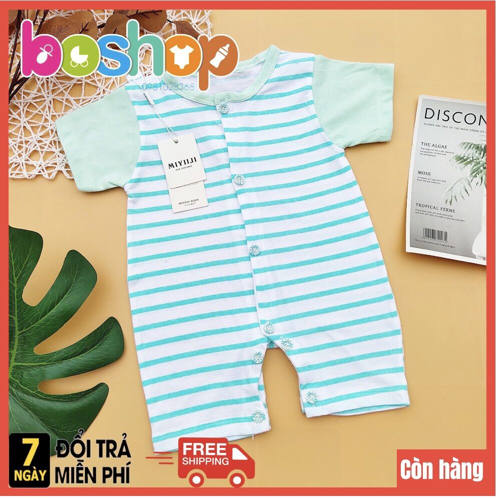 Body cộc cho bé sơ sinh chất cotton đẹp