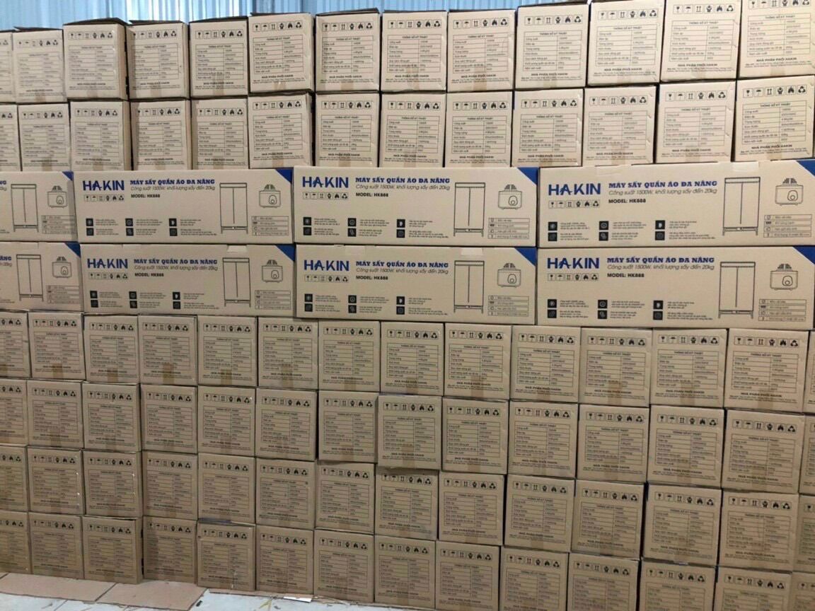 Máy sấy , tủ sấy quần áo Hakin