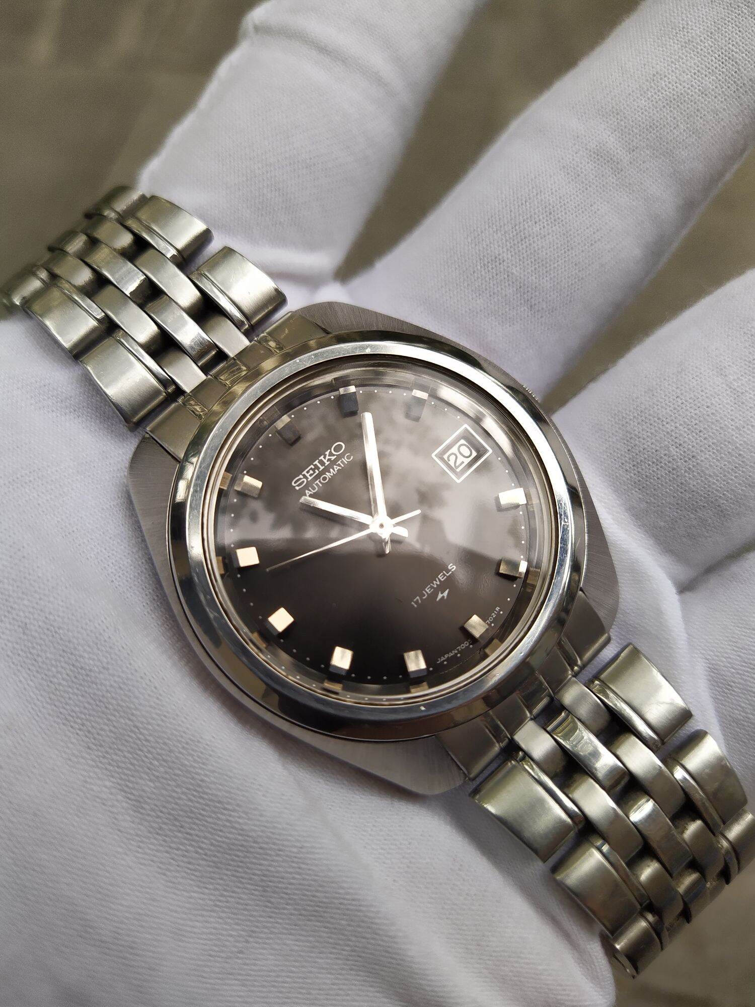Đồng hồ Seiko Vintage size 38.5 chưa núm