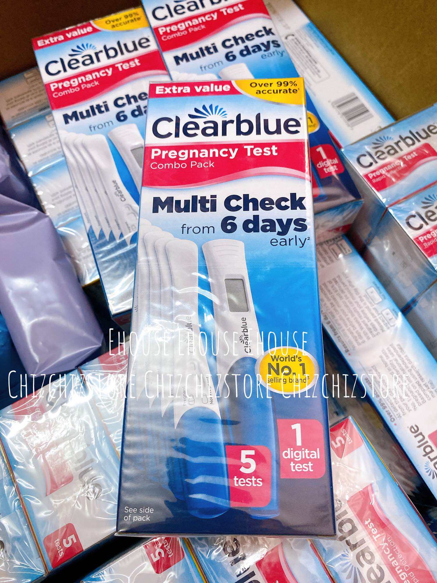 Clearblue Pregnancy Test Multi Check Early, 6 Tests
