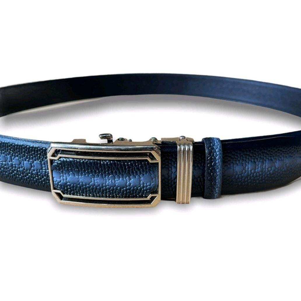 Thắt Lưng Nam Da Bò Thật Vân Cá Đuối Sang Trọng Bản 3.5cm Dùng Khóa Tự Động Cao Cấp Bảo hành 12 tháng tặng kèm hộp đựng