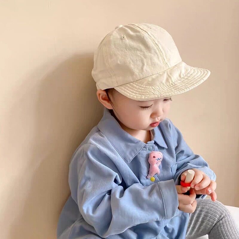 Mũ lưỡi trai mềm vành ngắn cho trẻ em