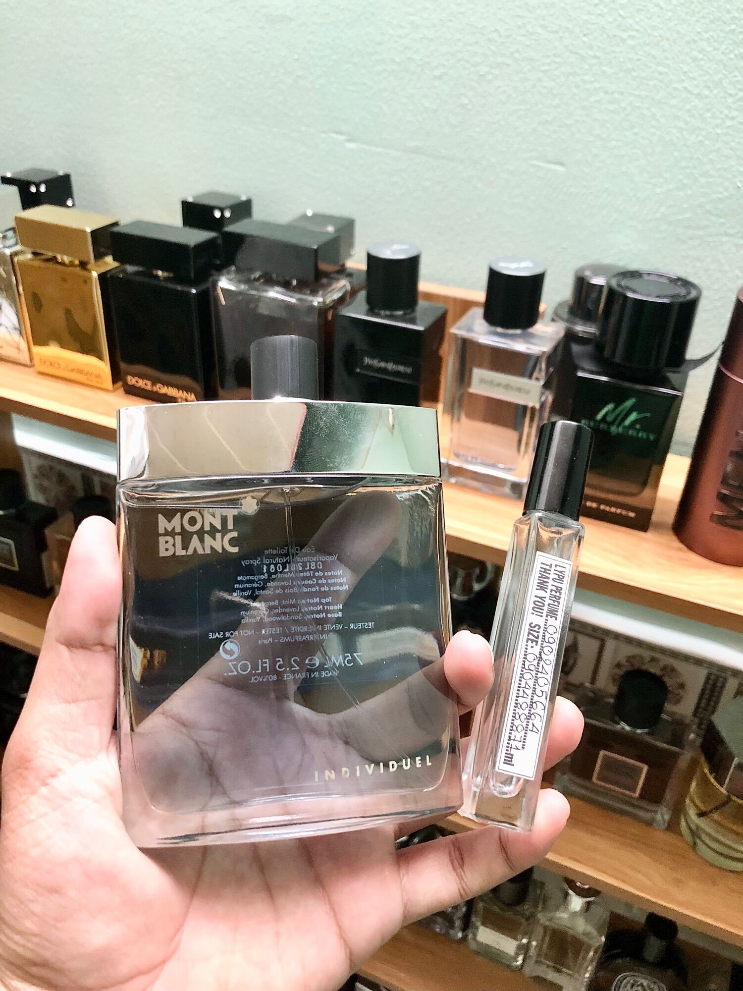 Nước hoa Nam MontBlanc Individuel EDT