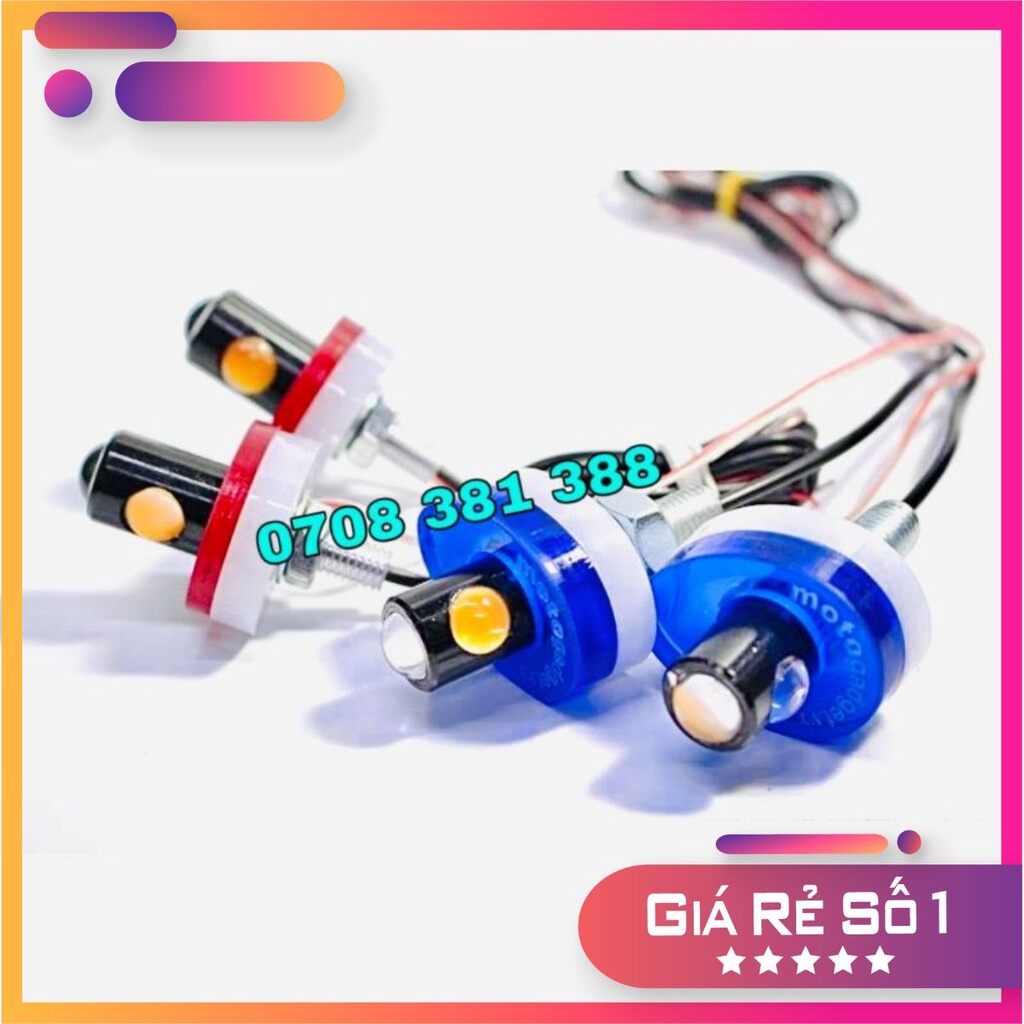 Xi nhan multi 12v siêu sáng gắn xe máy - xi nhan led ex150/ex155/vario150/dr/wave - đồ chơi xe máy