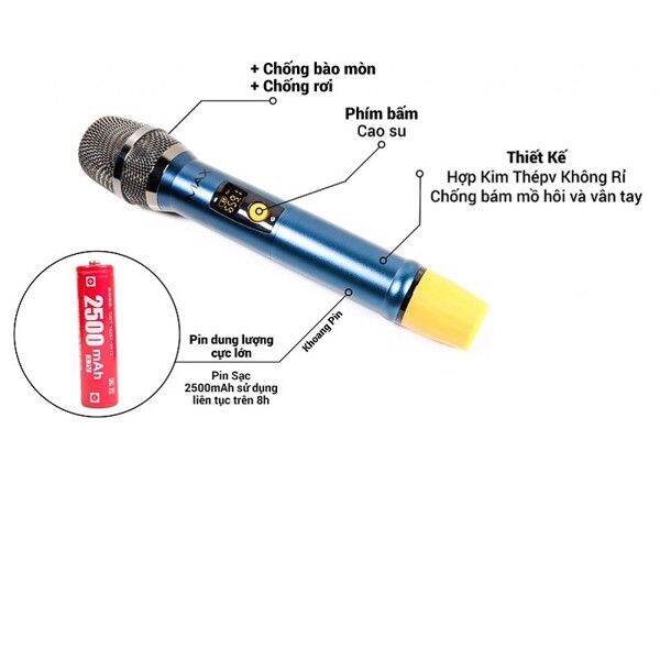 Micro không dây cao cấp Max 56 (Bộ 2 Micro)