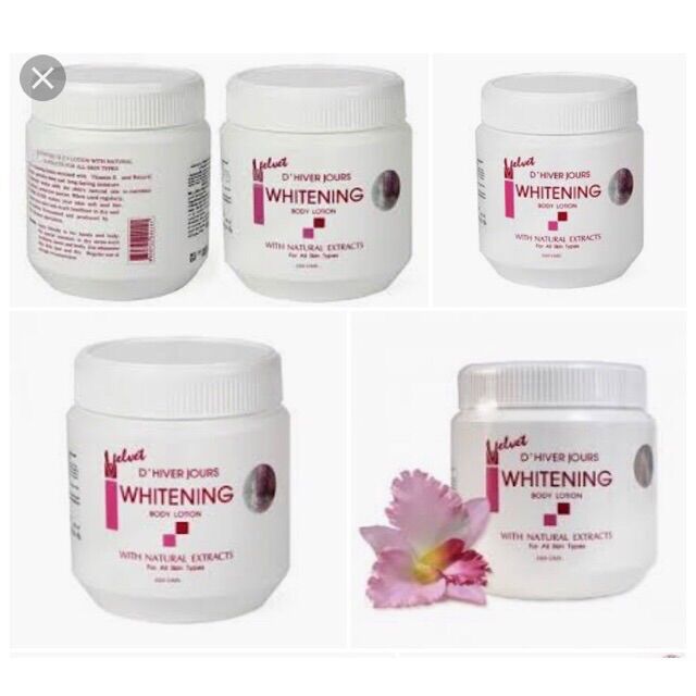 Combo 2 hủ dưỡng thể body velvet lotion whitening thái lan 350g