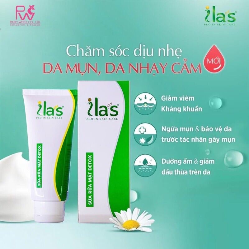 Sữa Rữa Mặt Detox Ilas