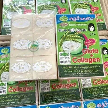 Xà phòng cám gạo thái lan jam rice milk soap