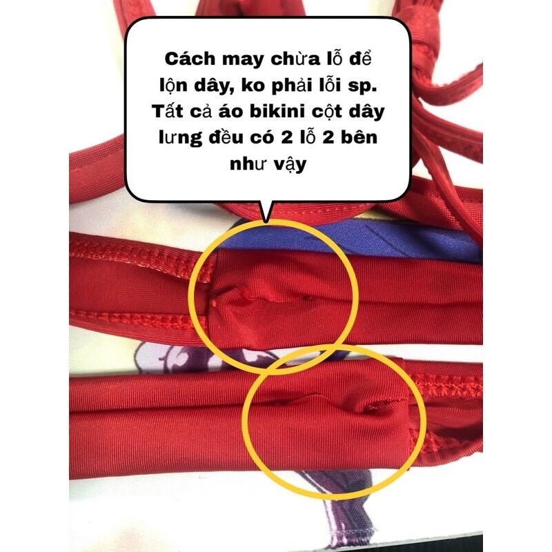[HCM]Set bikini cạp cao quần nhúng che bụng nhiều màu