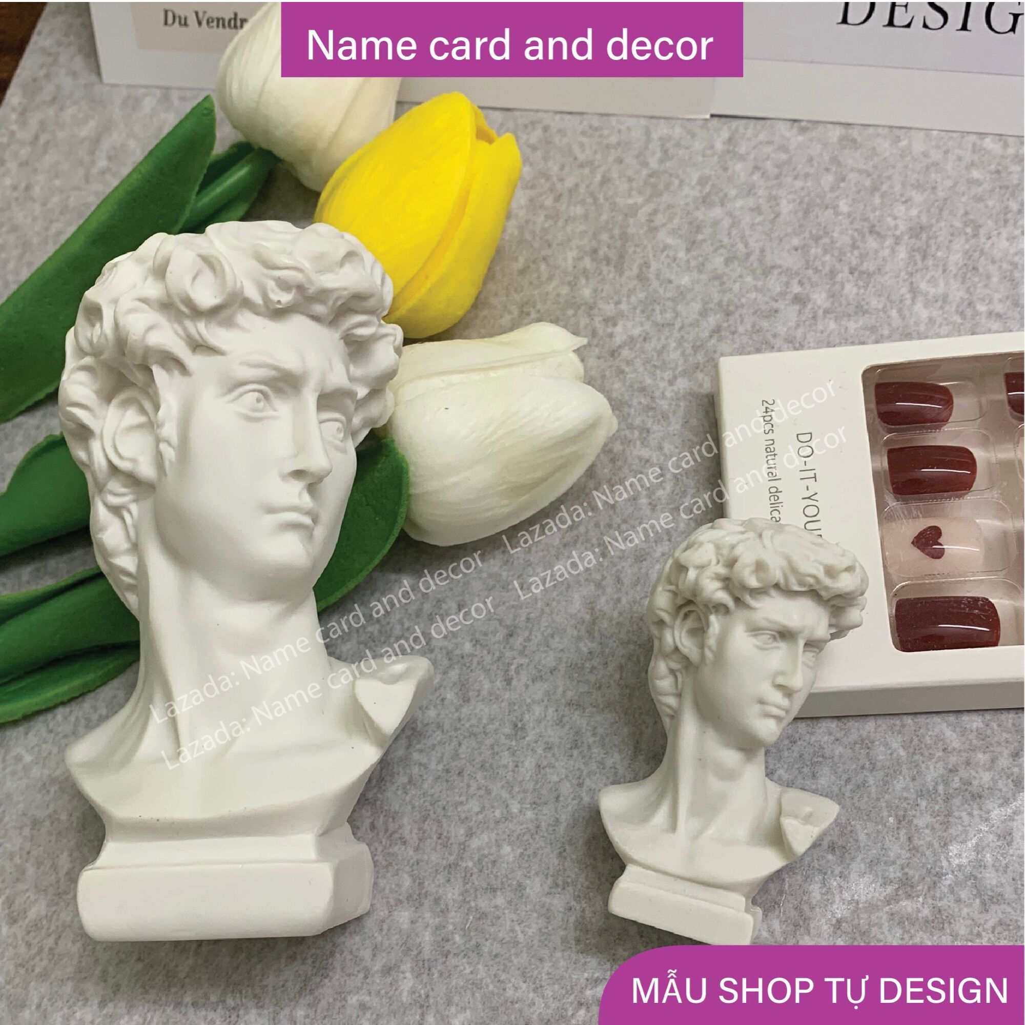 Tượng david decor, đạo cụ chụp ảnh, phong cách bắc âu