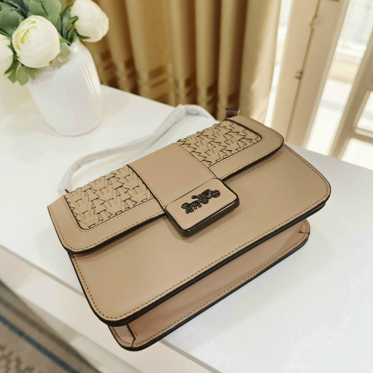 [HCM]Túi Coach dáng hộp thiết kế mới