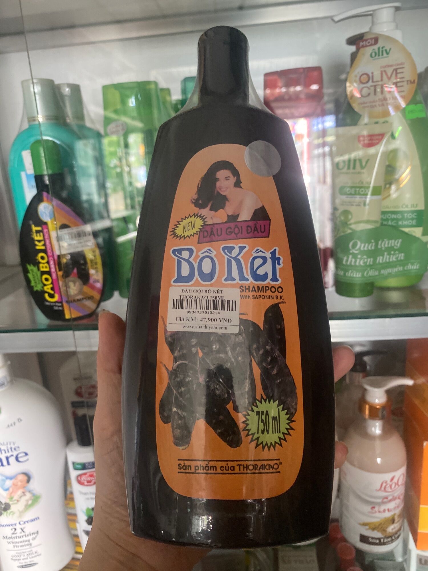 Dầu gội đầu bồ kết Thorakao 750ml
