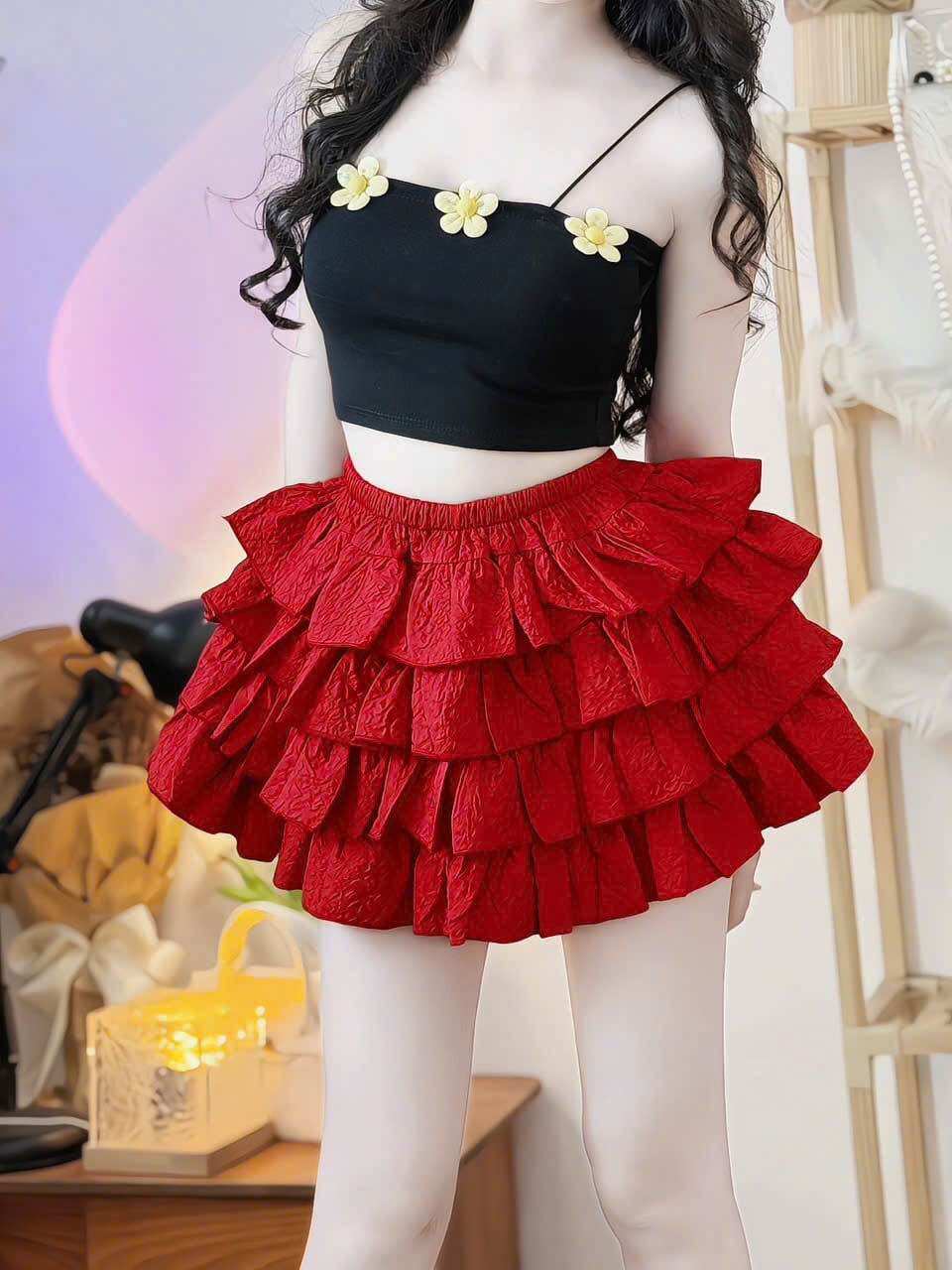CHÂN VÁY NHIỀU TẦNG