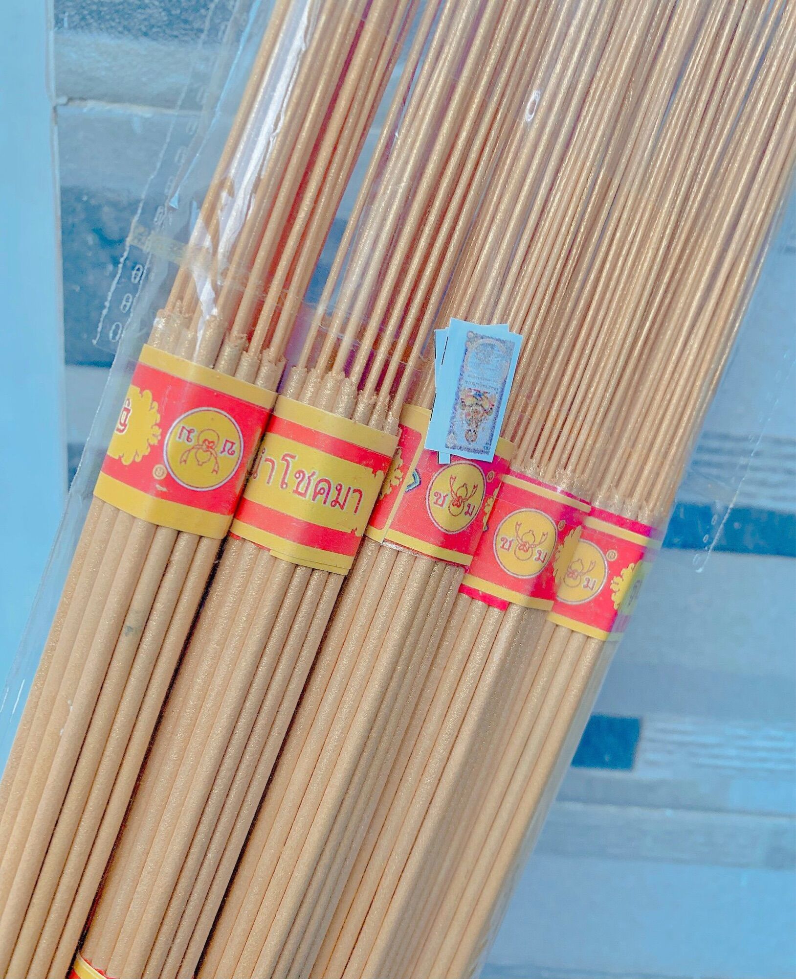 Set 5 bó nhang thần tài 180 cây thái lan