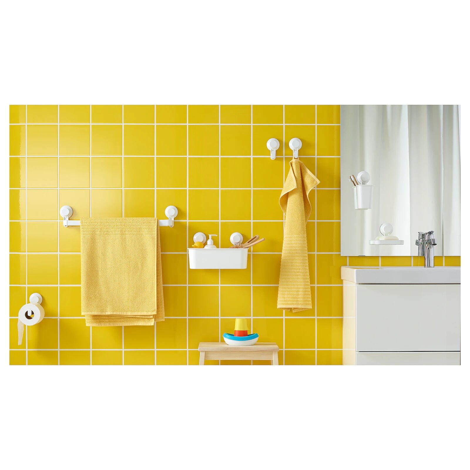 Bộ móc treo hút dính 2c IKEA