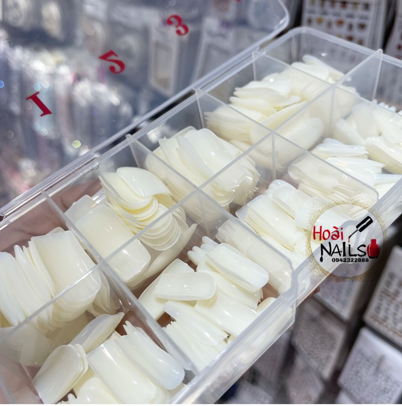 Móng nối chân fom dài