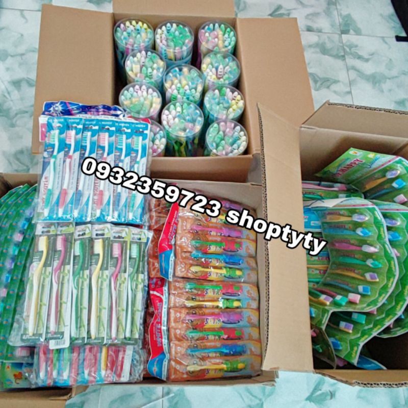 1 Vỉ 12 Cái Bàn Chải Đánh Răng Cho Bé